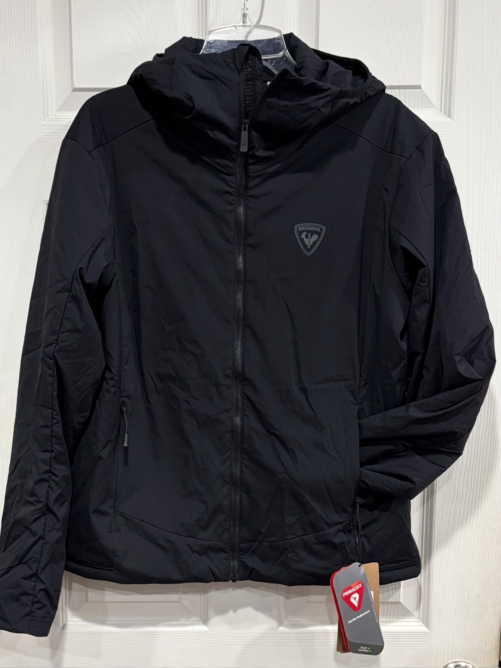 Rossignol Men's Medium Opside Hoodie Jacket Black NWT Midlayer Ski Snow